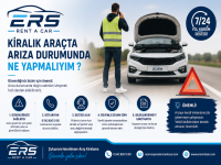 Kiralık Araçta Arıza Durumunda Ne Yapmalıyım?